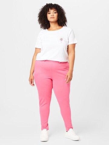 Zizzi Regular Hose 'MADDIE' in Pink