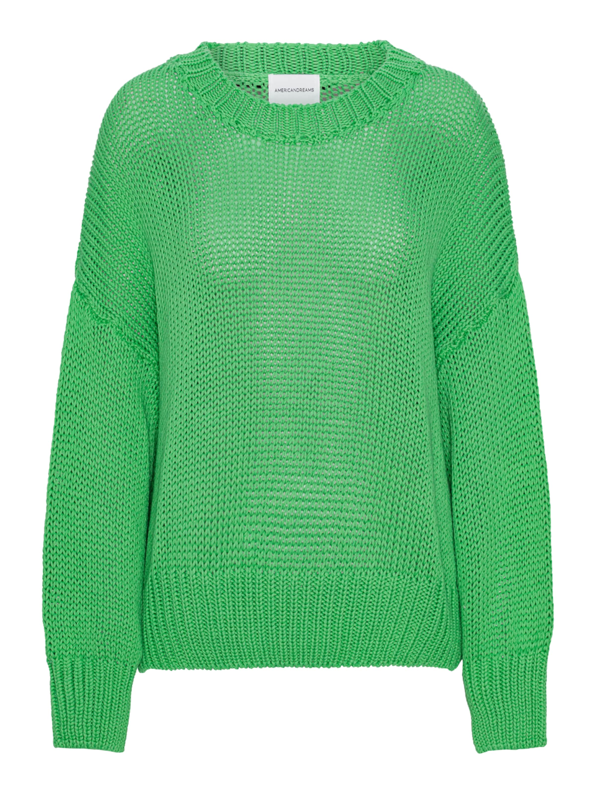 americandreams Oversizepullover 'Pepper'‌‌‌ in Grün: Vorderseite