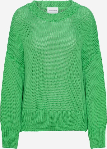 americandreams Oversizepullover 'Pepper' in Grün: Vorderseite