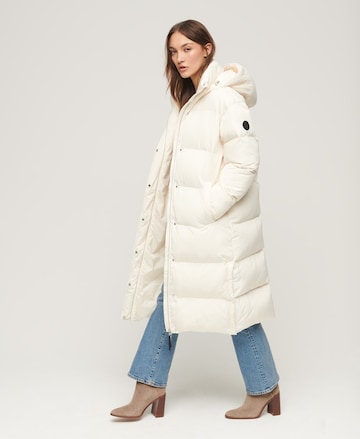 Superdry Winter Coat in White