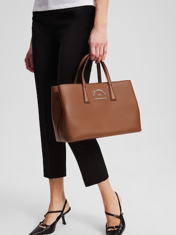 Karl Lagerfeld Shopper 'Rue St-Guillaume' - Hnedá