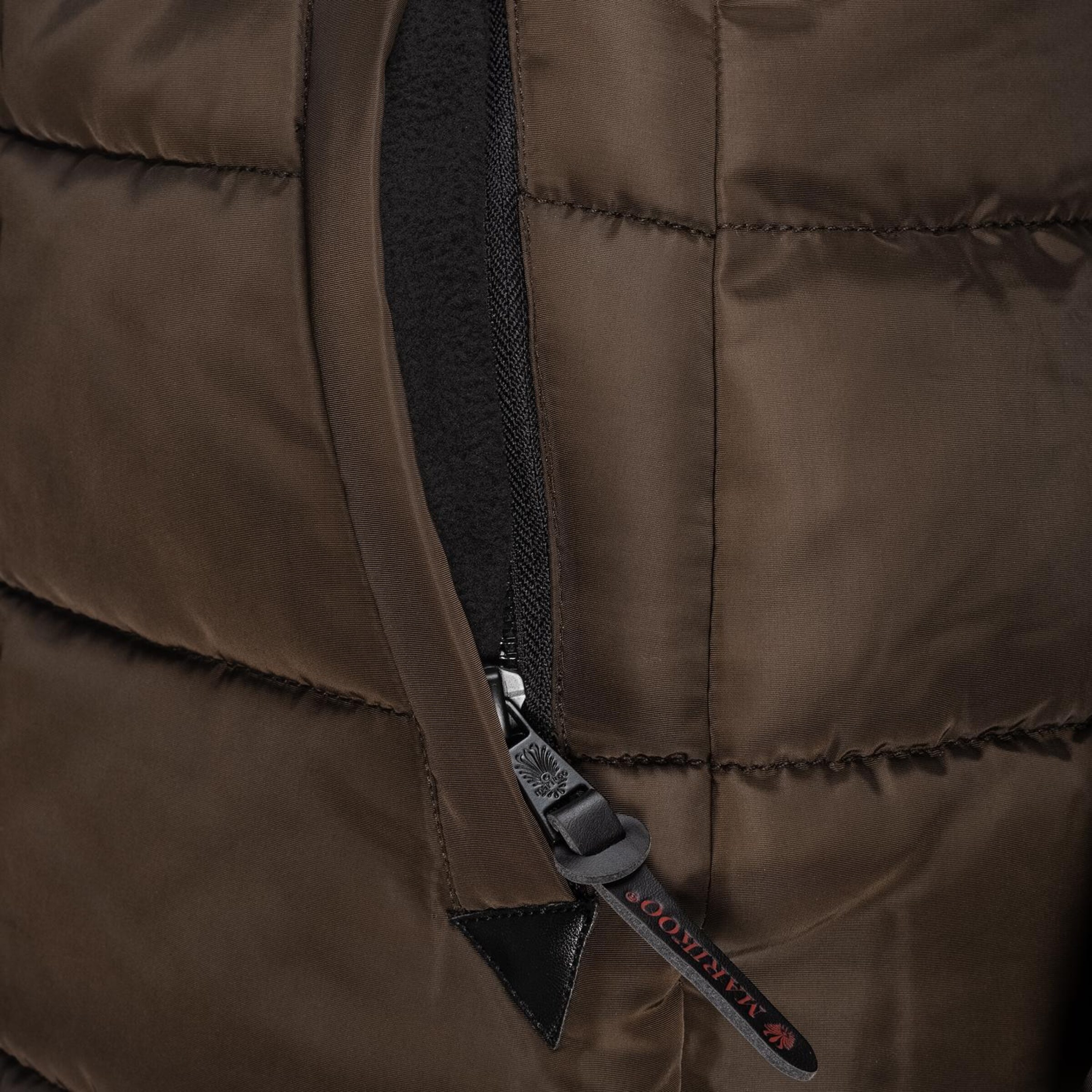 MARIKOO Winter jacket 'Lotusblüte' in Brown