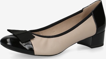 CAPRICE Pumps in Beige: voorkant