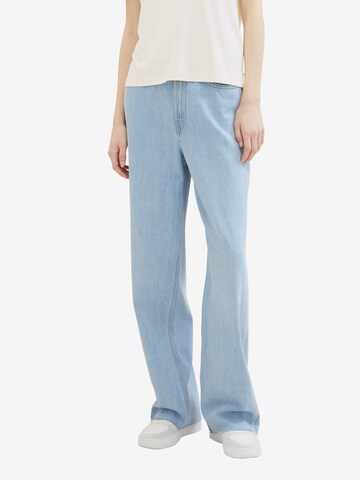 TOM TAILOR DENIM Wide leg Jeans in Blauw: voorkant