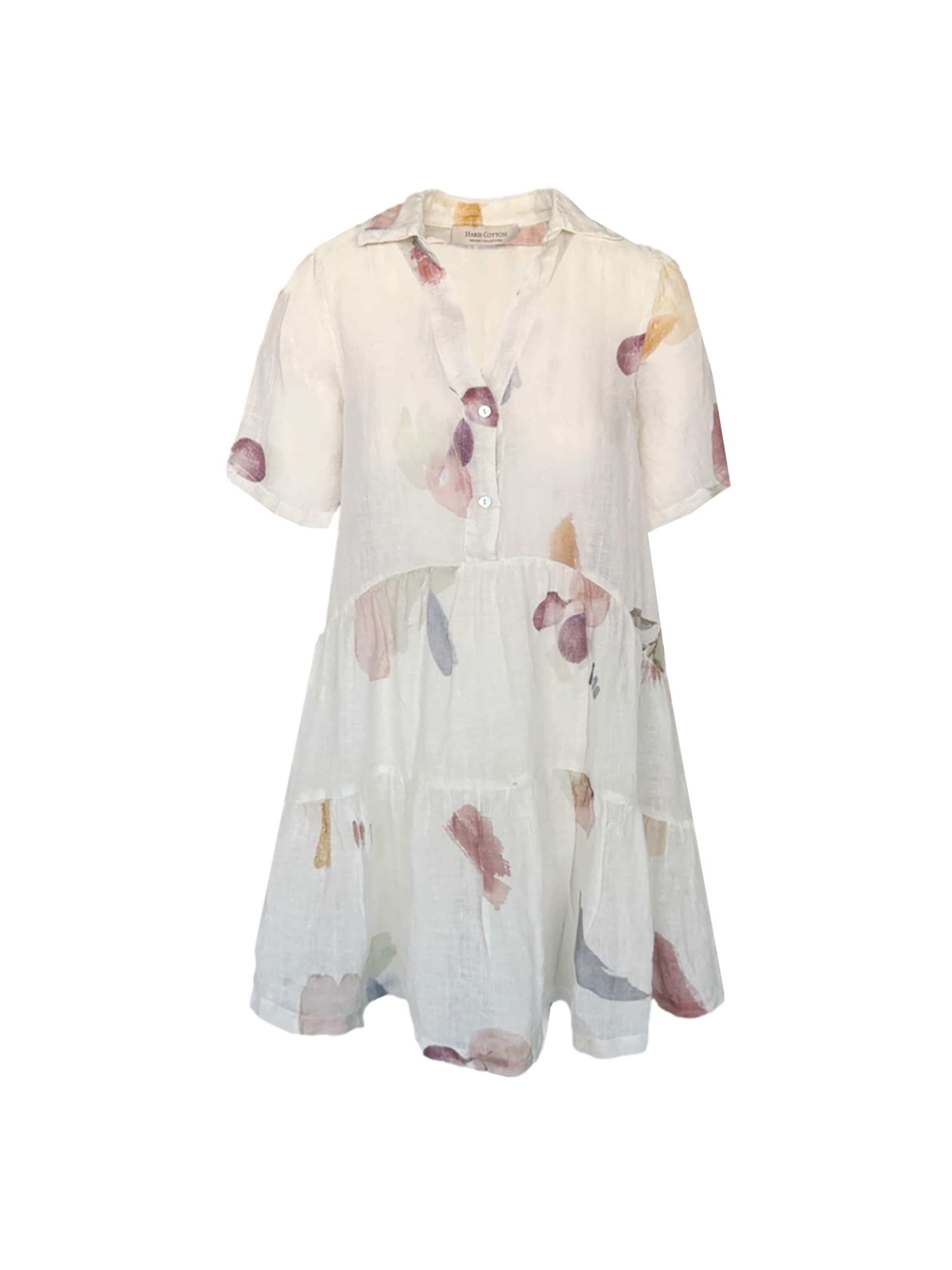 Haris Cotton Jurk in de kleur Ecru, Productweergave