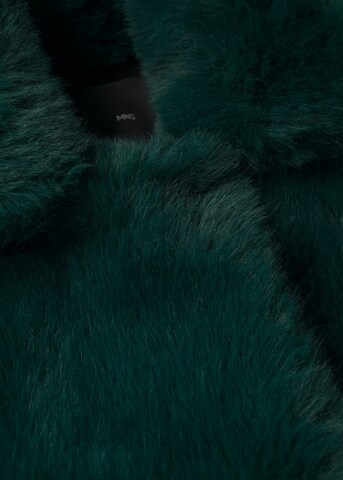 MANGO Winter Coat 'Purpurin' in Green