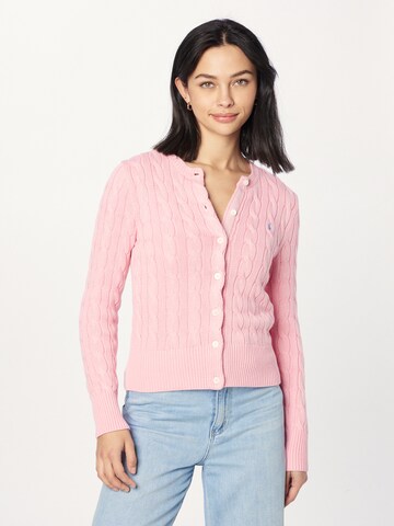 Polo Ralph Lauren Knit cardigan in Pink: front