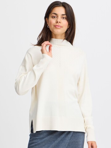 Pull-over 'Alma 9' Fransa en beige : devant