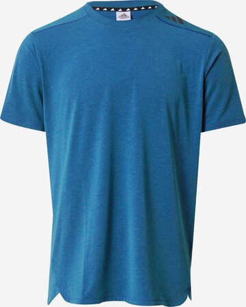 ADIDAS PERFORMANCE - Camisa funcionais 'Designed For Training' em azul: frente
