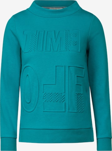 CECIL Sweatshirt in Blue: front