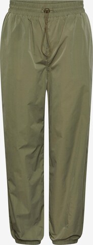 PIECES Trousers 'FRADINA' in Green: front