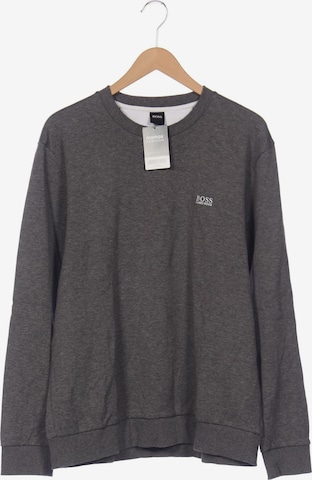 BOSS Black Sweatshirt & Zip-Up Hoodie in XXXL in Grey: front