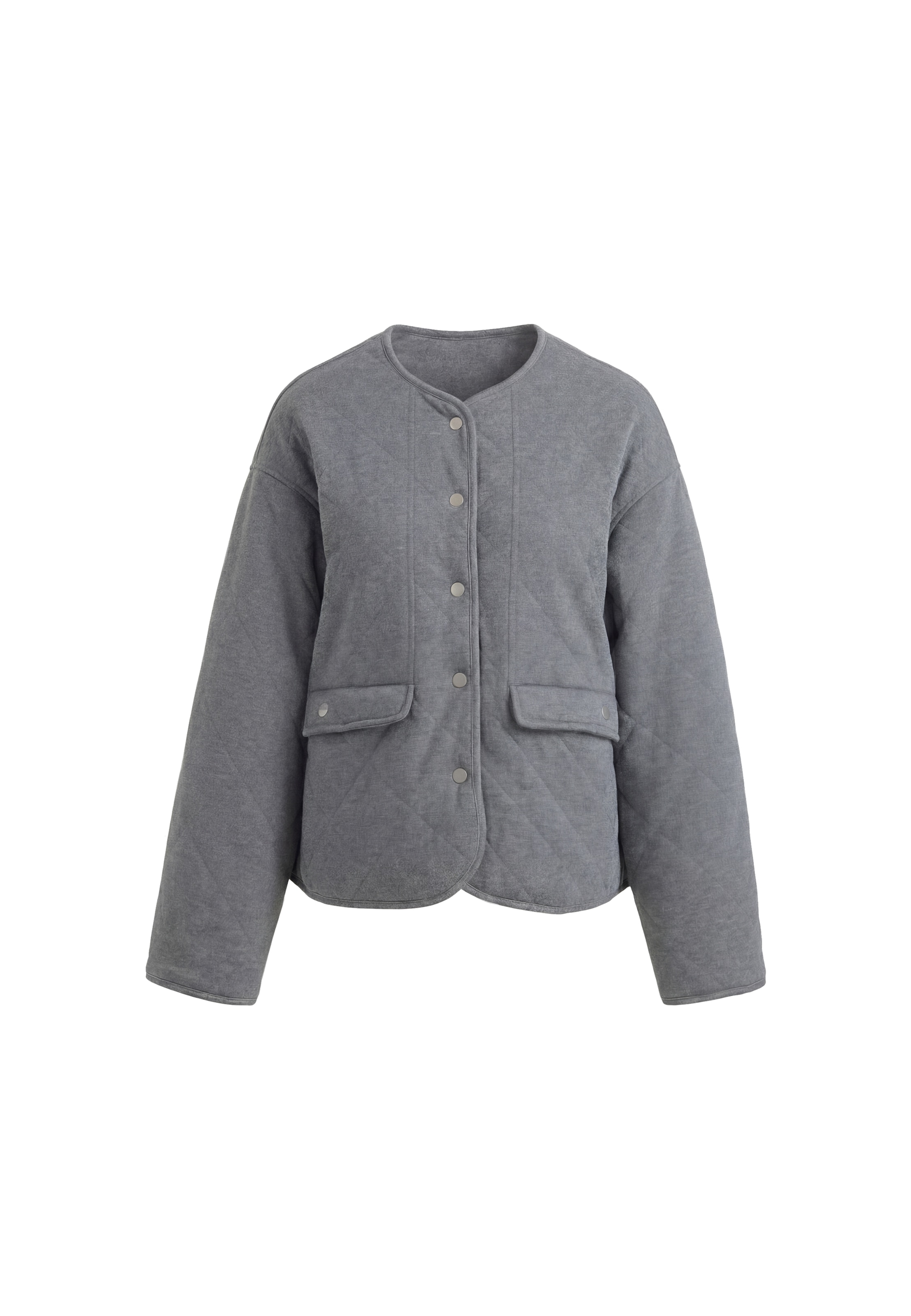 usha BLUE LABEL Übergangsjacke in Grau: Vorderseite