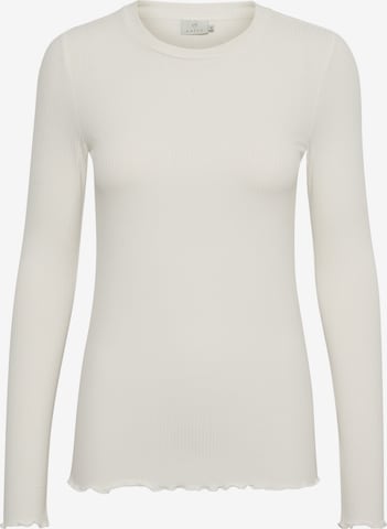 Kaffe - Camiseta 'Drew' en blanco: frente