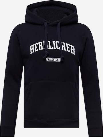 Herrlicher - Sweatshirt 'Dale' em azul: frente