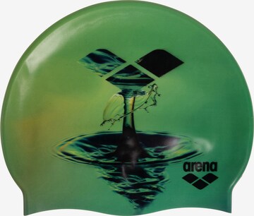 ARENA Swimming Cap in Green: front