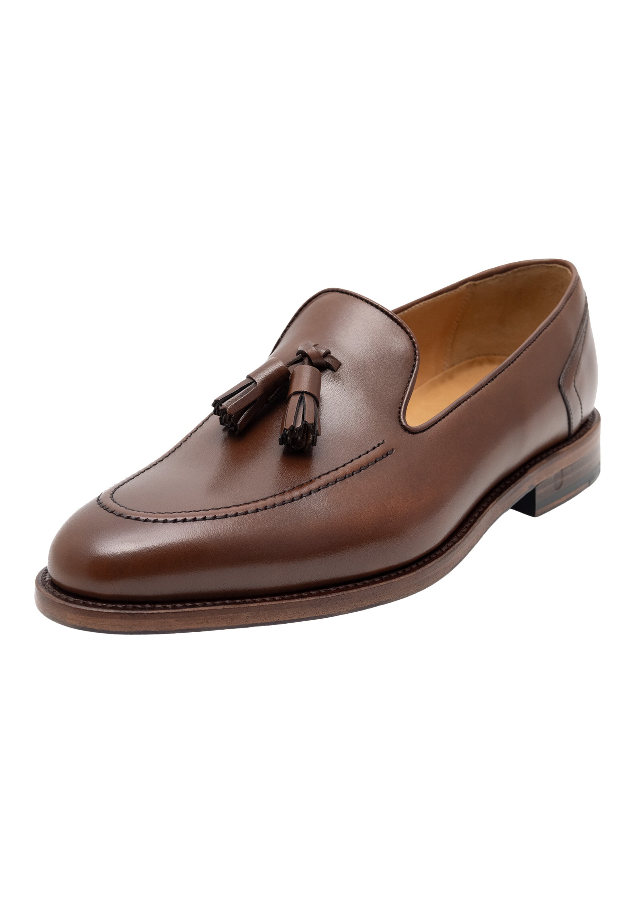 Henry Stevens Slipper 'Marshall TL' in Braun: Vorderseite