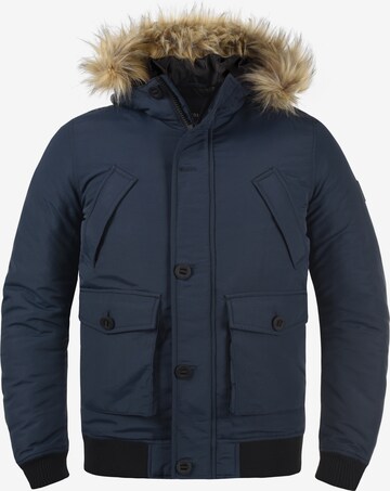 !Solid Winter Jacket 'Frio' in Blue: front