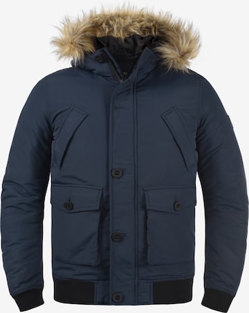 !Solid Winterjas 'Frio' in Blauw: voorkant