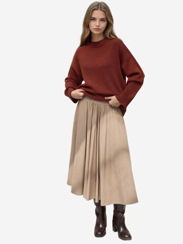 Hiccup Sweter w kolorze brązowy