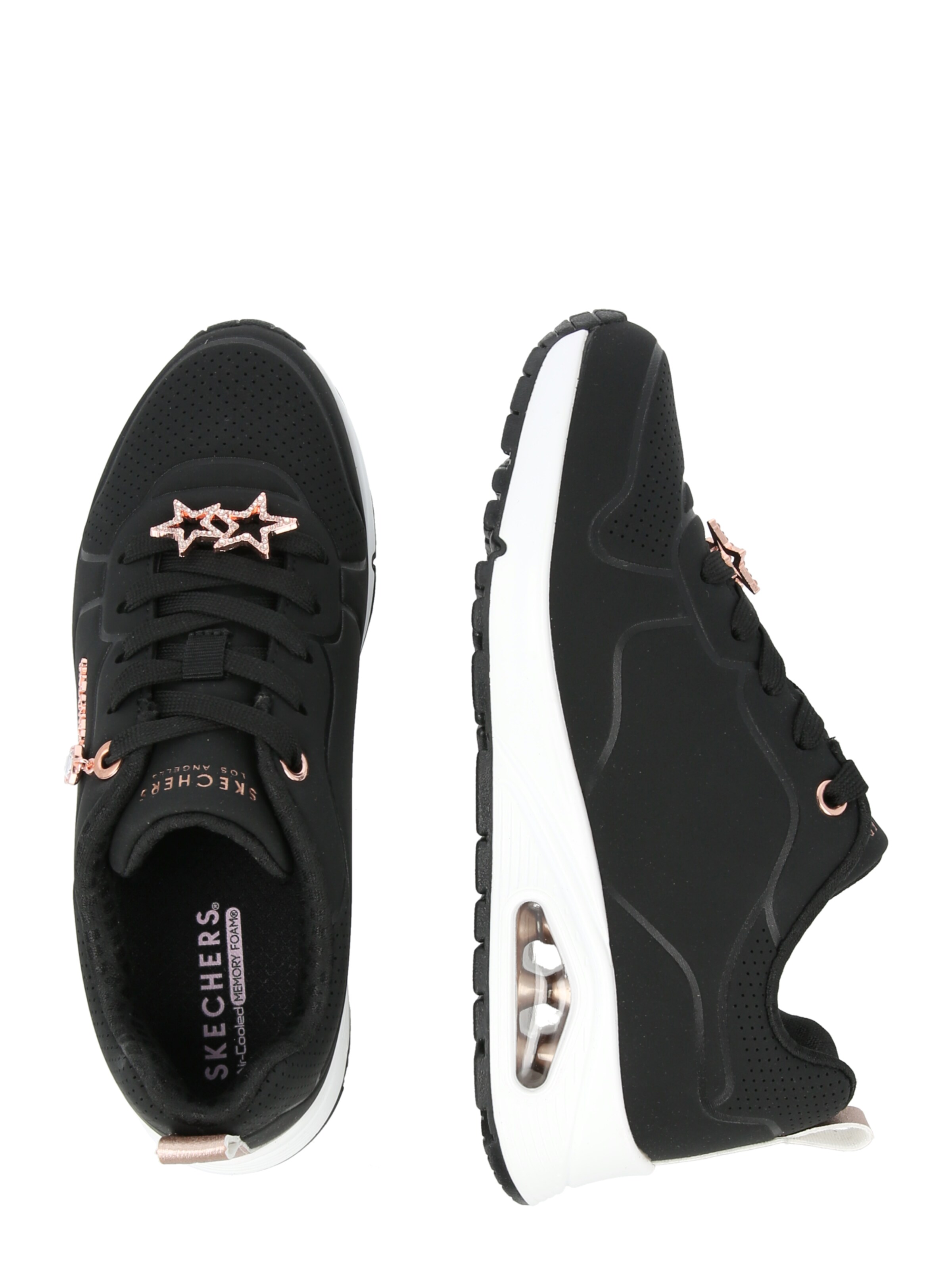 SKECHERS Tennarit 'UNO GEN1 - TRENDY JEWELS' värissä musta