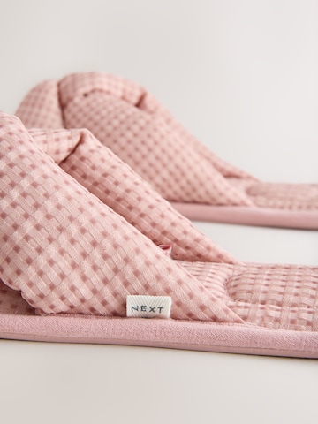 Pantoufle Next en rose