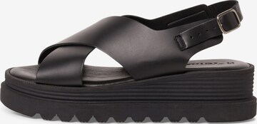 TAMARIS Strap Sandals in Black