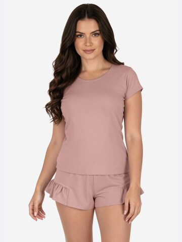 Vivisence Pyjama '2056' in Roze: voorkant