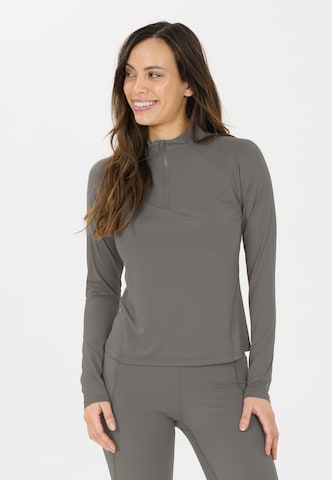 Athlecia Performance shirt 'Grina' in Grey: front