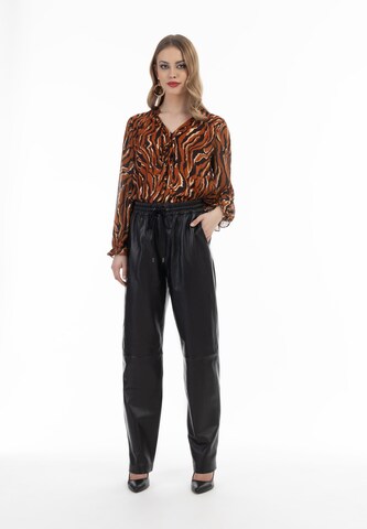 faina Loose fit Trousers in Black