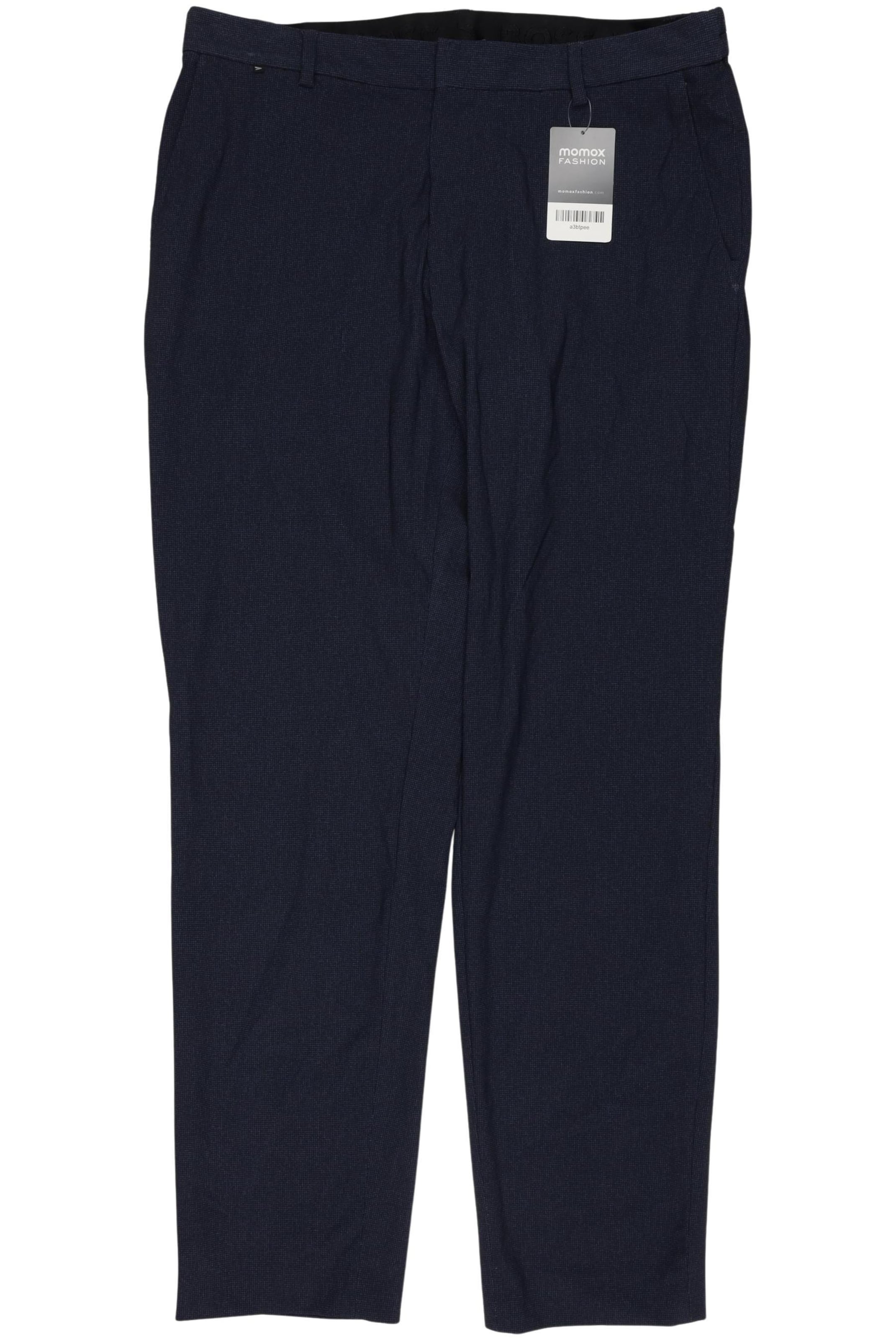 BOSS Black Stoffhose 34 in Blau: Vorderseite