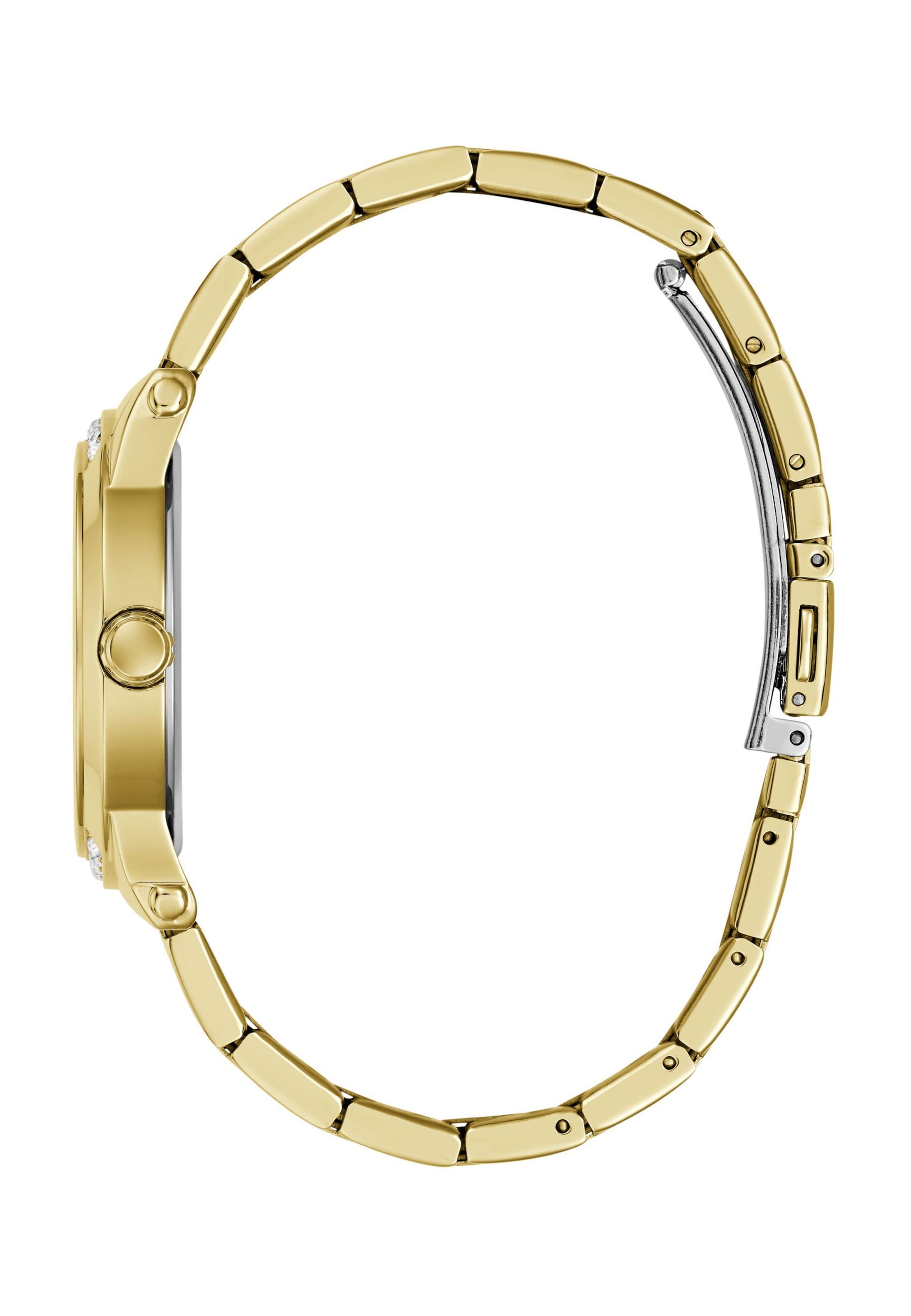 GUESS Analog klocka 'ANNETTE' i guld