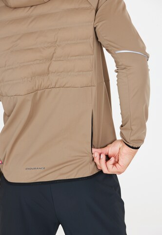 ENDURANCE Athletic Jacket 'Sander' in Brown