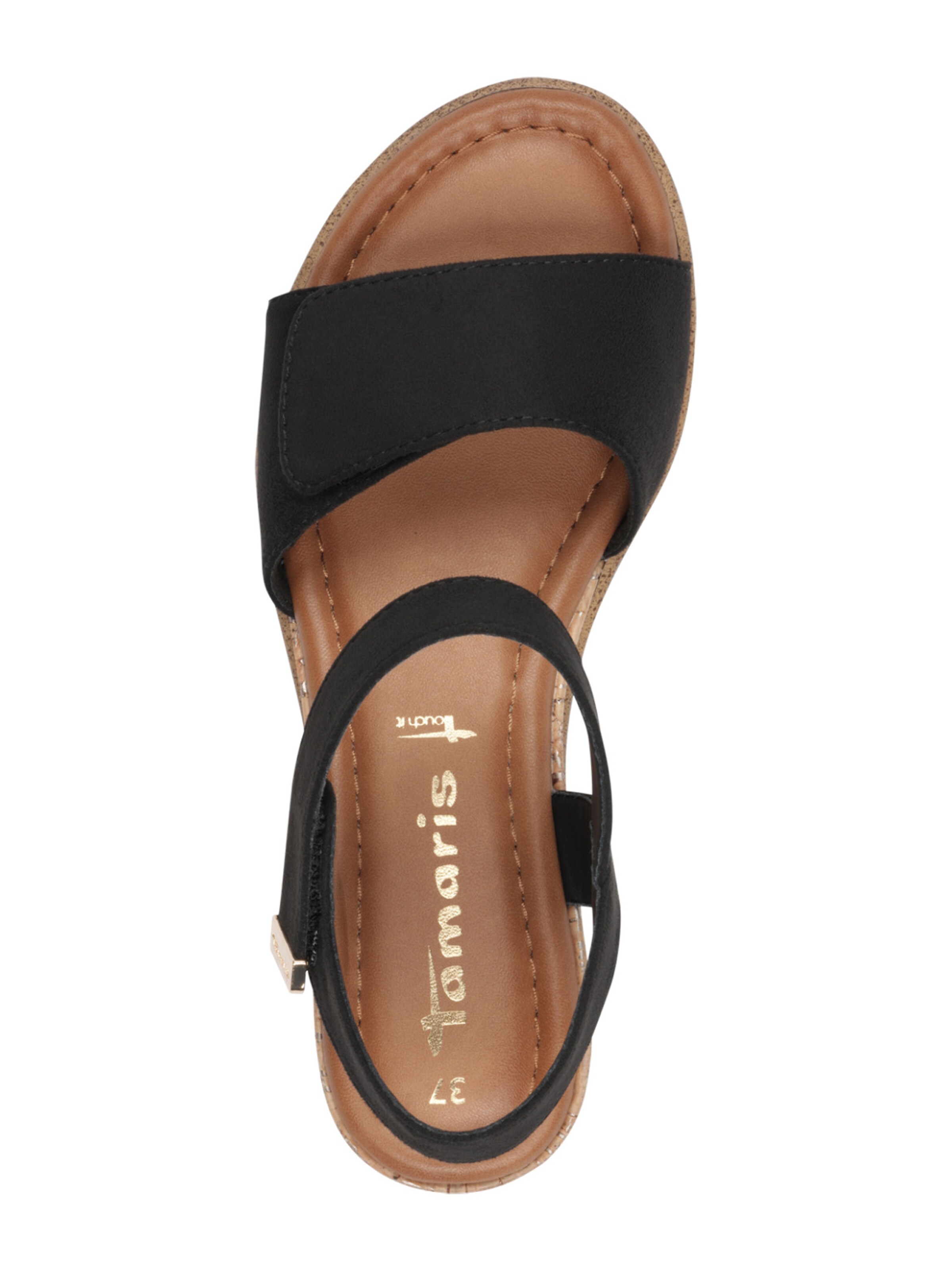 Sandalo di Tamaris in nero