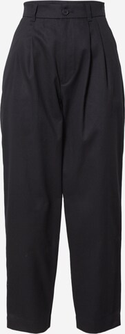 MELAWEAR Zúžený Kalhoty se sklady v pase 'NEHA' – černá: přední strana