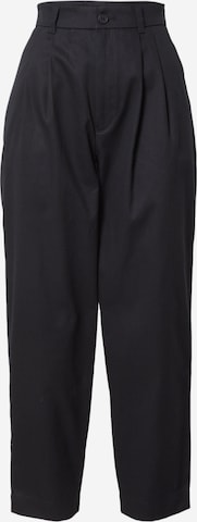 MELAWEAR - Tapered Pantalón plisado 'NEHA' en negro: frente