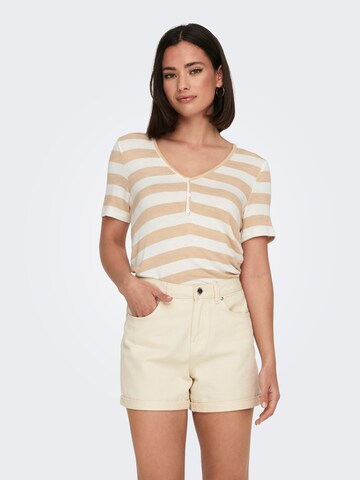 ONLY Shirt 'LIRA' in Beige: front