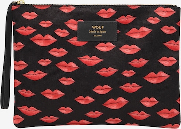 Wouf Clutch in Black: front