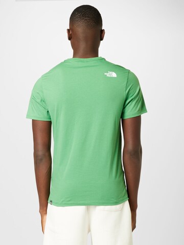 THE NORTH FACE Regularny krój Koszulka 'Easy' w kolorze zielony