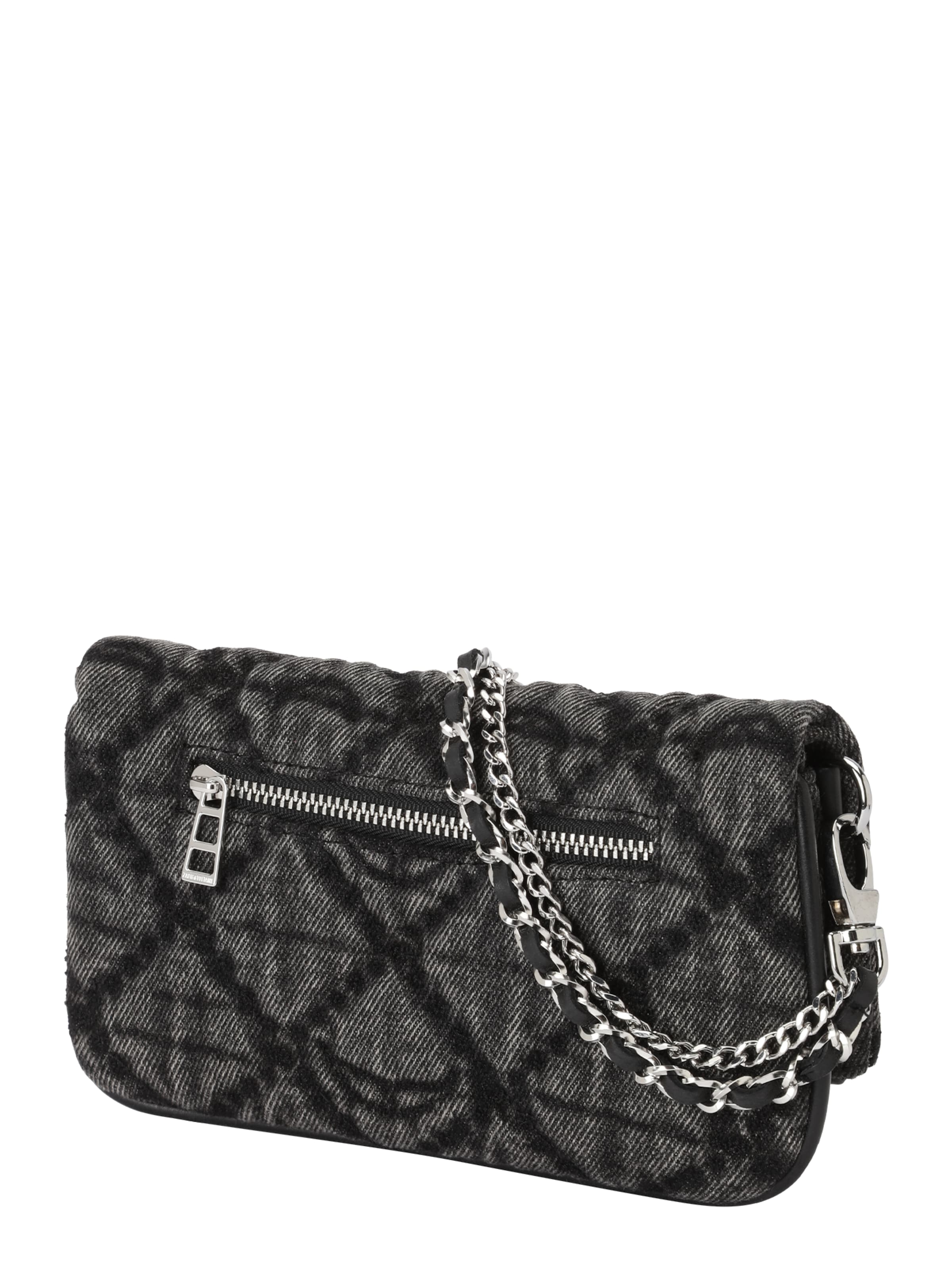Zadig & Voltaire Clutch 'ROCK NANO' in Grey: front