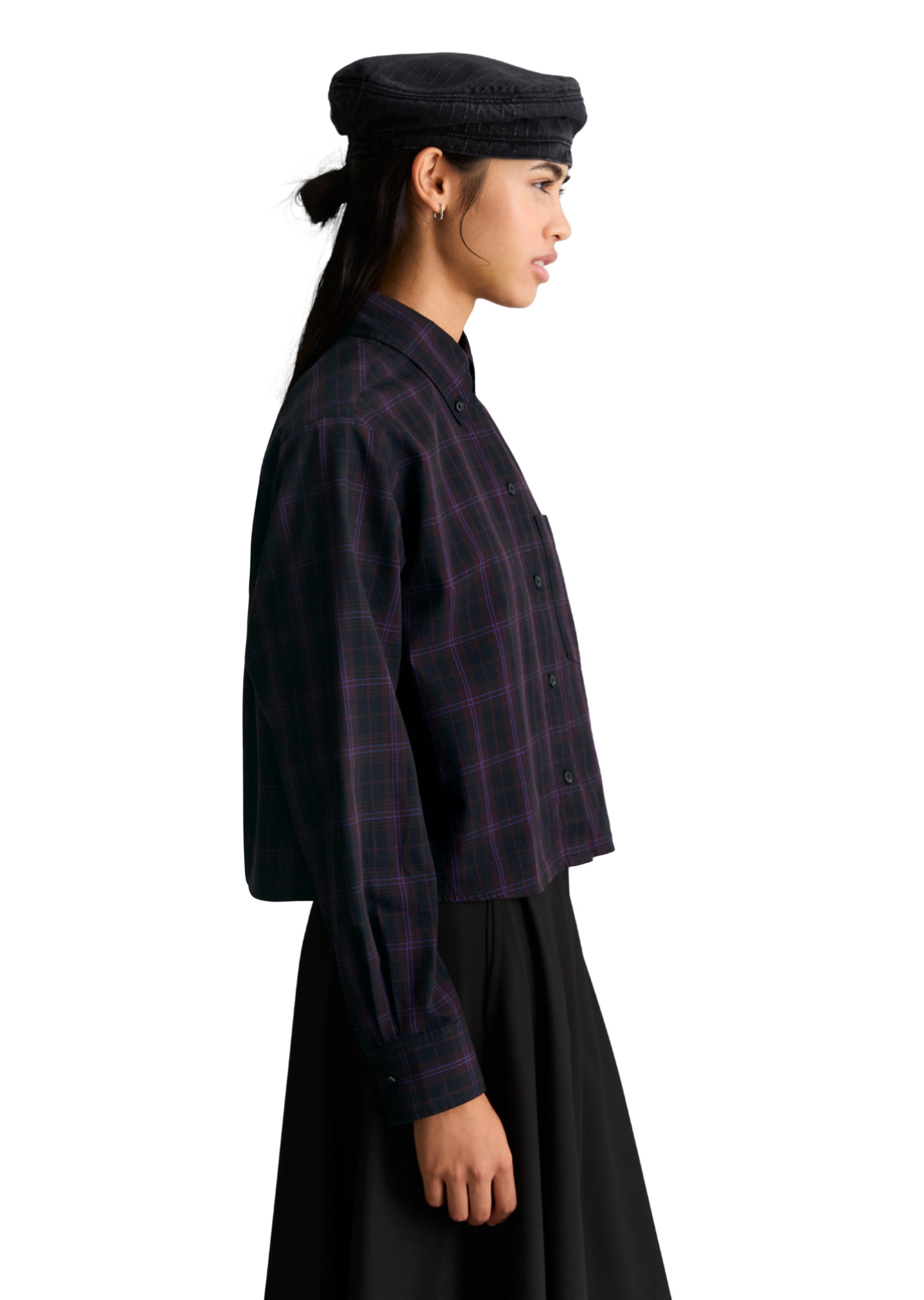 Marc O'Polo DENIM Blouse in Zwart: zijkant