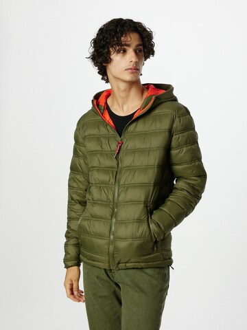 Veste mi-saison 'Creekside' INDICODE JEANS en vert : devant