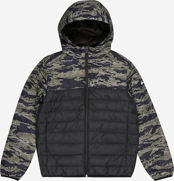 QUIKSILVER Athletic Jacket 'Scaly' in Green: front