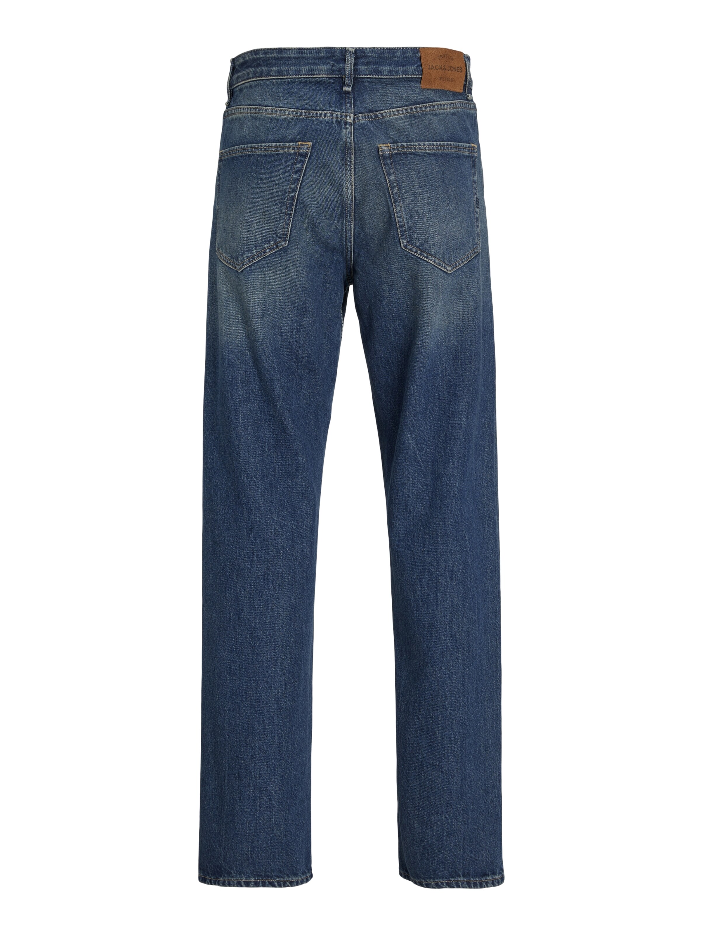 JACK & JONES Широка кройка Дънки 'JJIEDDIE JJCOOPER' в синьо