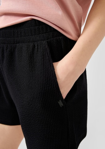 QS Loosefit Broek in Zwart