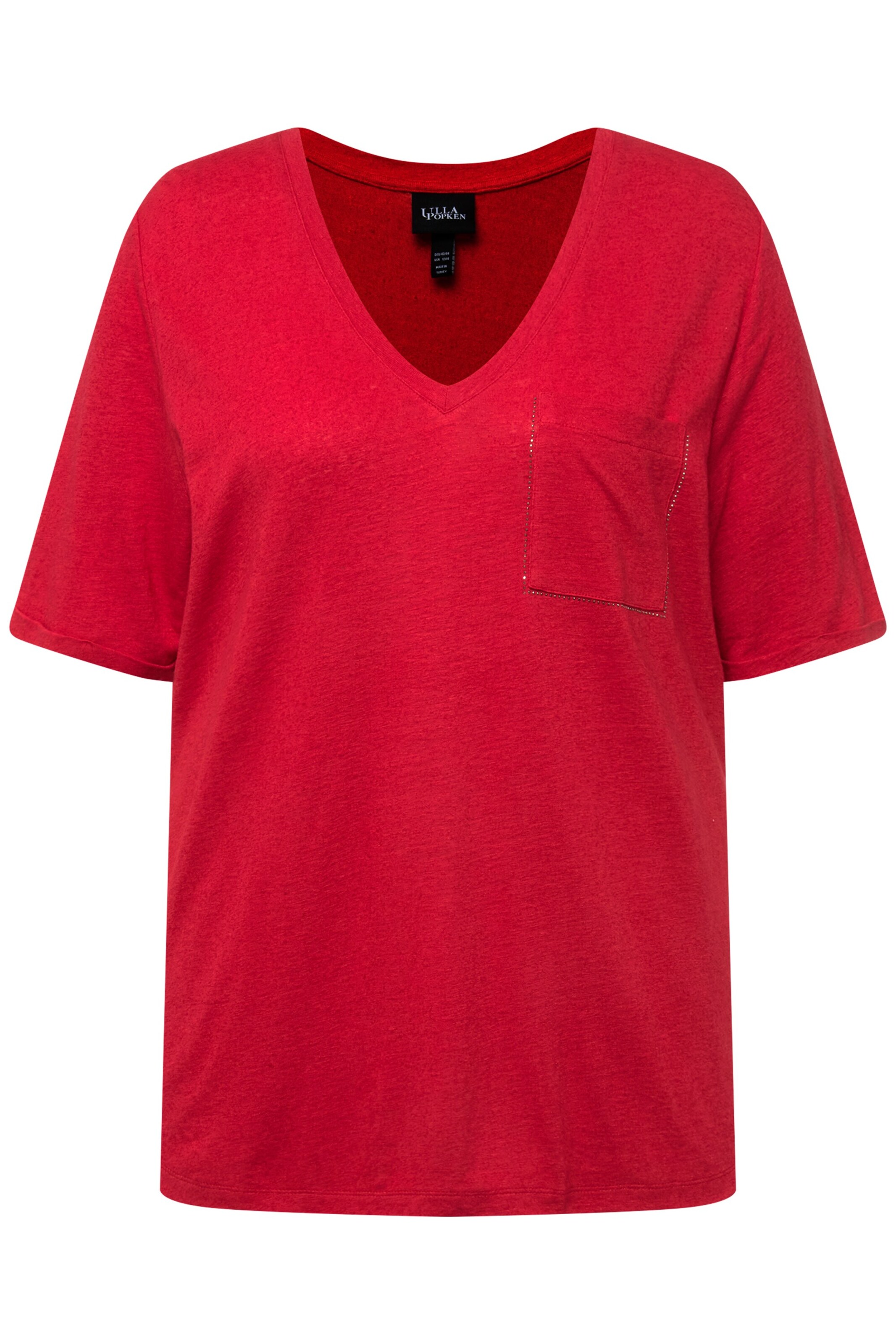 Ulla Popken Shirt in Oranje: voorkant