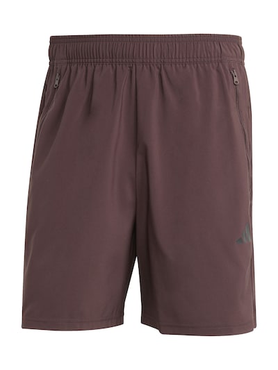 ADIDAS PERFORMANCE Workout Pants 'Train Essentials' in Brown, Item view