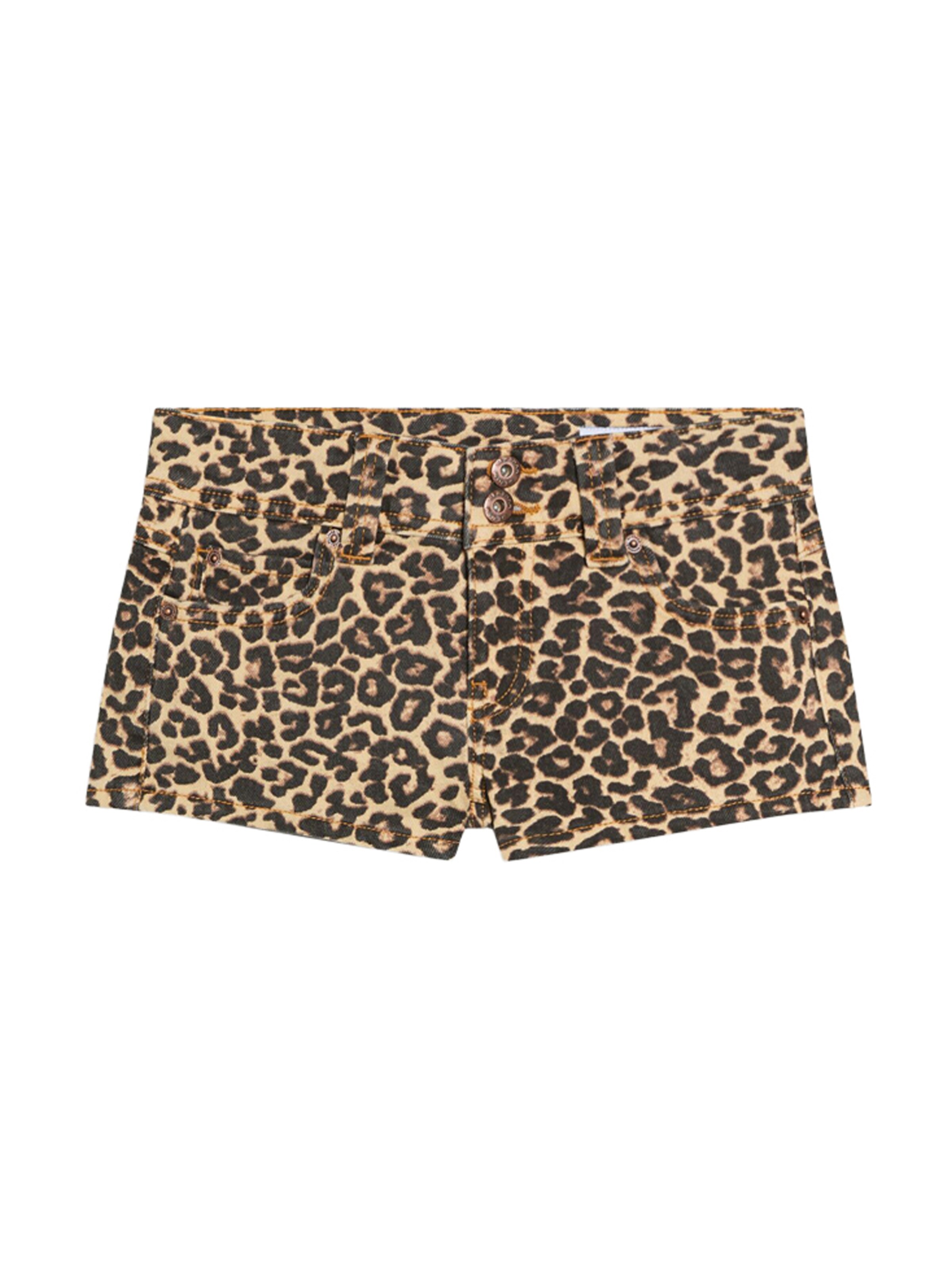 Bershka Jeans i brun / cappuccino / sort, Produktvisning