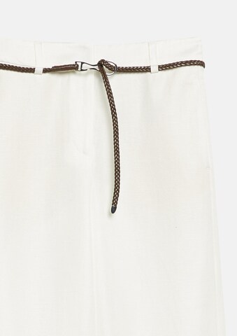 COMMA Wide Leg Hose in Weiß