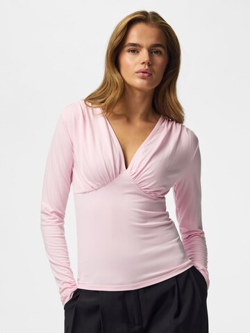 PIECES Shirt in Pink: Vorderseite